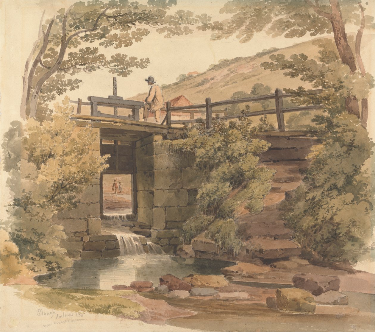 Sulkuportti lähellä Sloughia tekijältä Paul Sandby Munn
