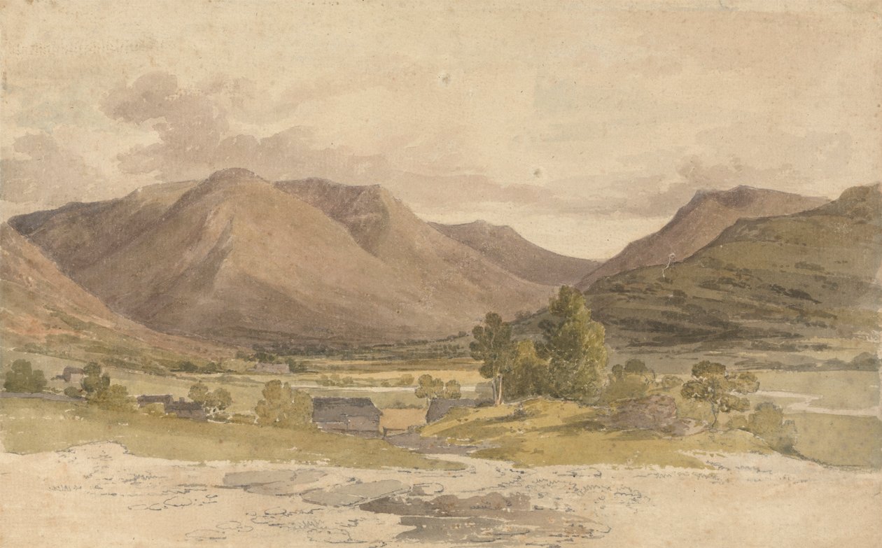 Näkymä Side Farmille, Patterdale tekijältä Paul Sandby Munn