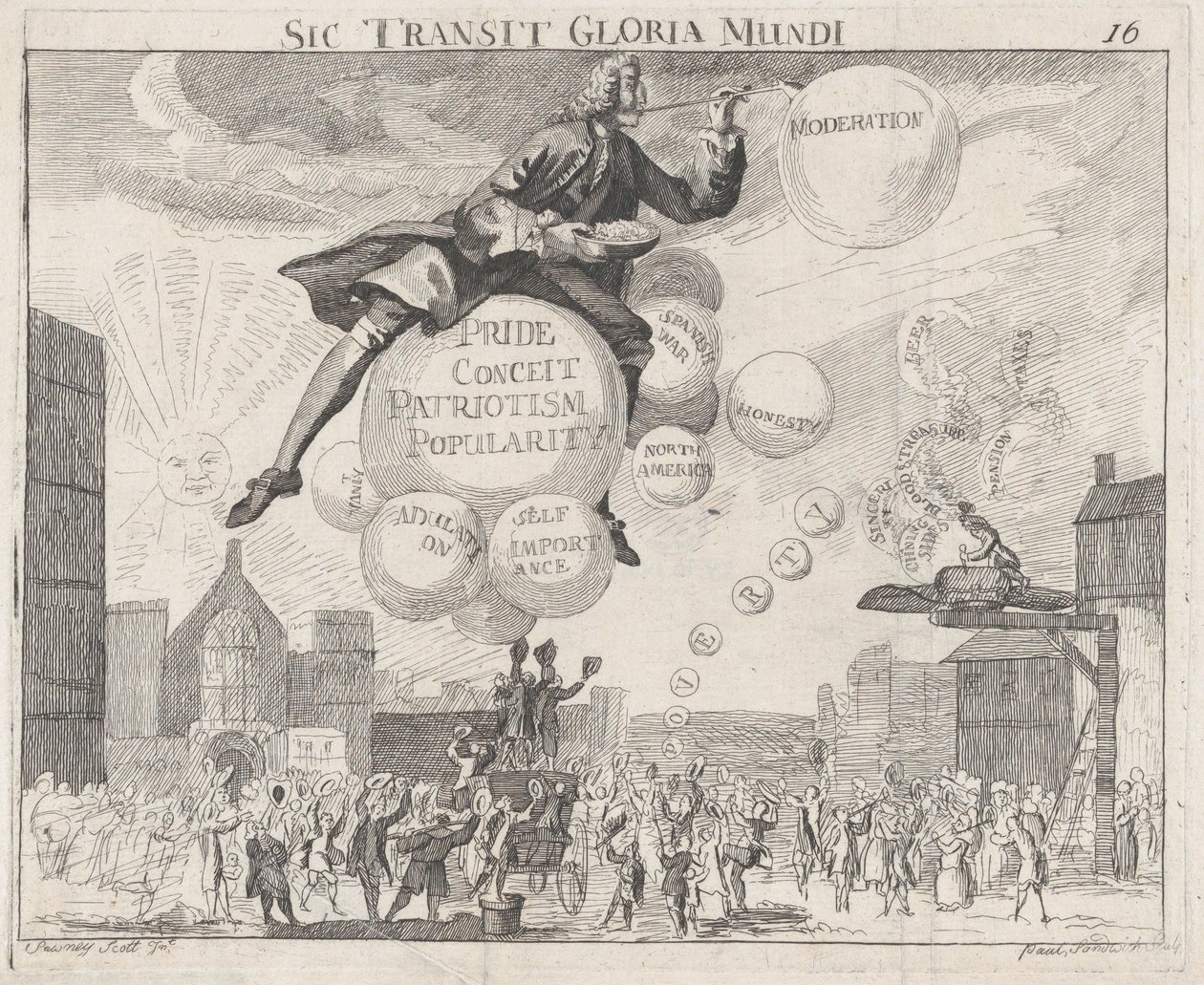 Així passa la glòria del món, ca. 1762., ca. 1762. finès tekijältä Paul Sandwich