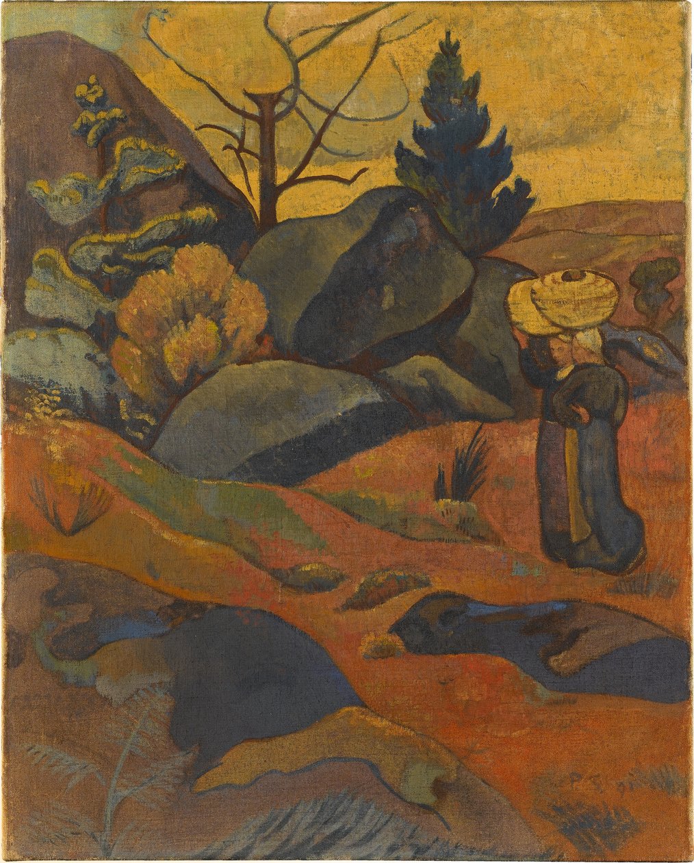 Felsen von Huelgoat tekijältä Paul Sérusier