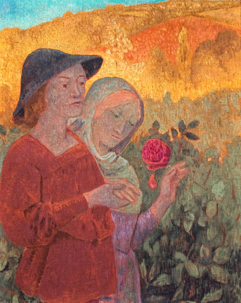 Mignonne, allons voir si la rose, n. 1910 (öljy kankaalle) tekijältä Paul Serusier