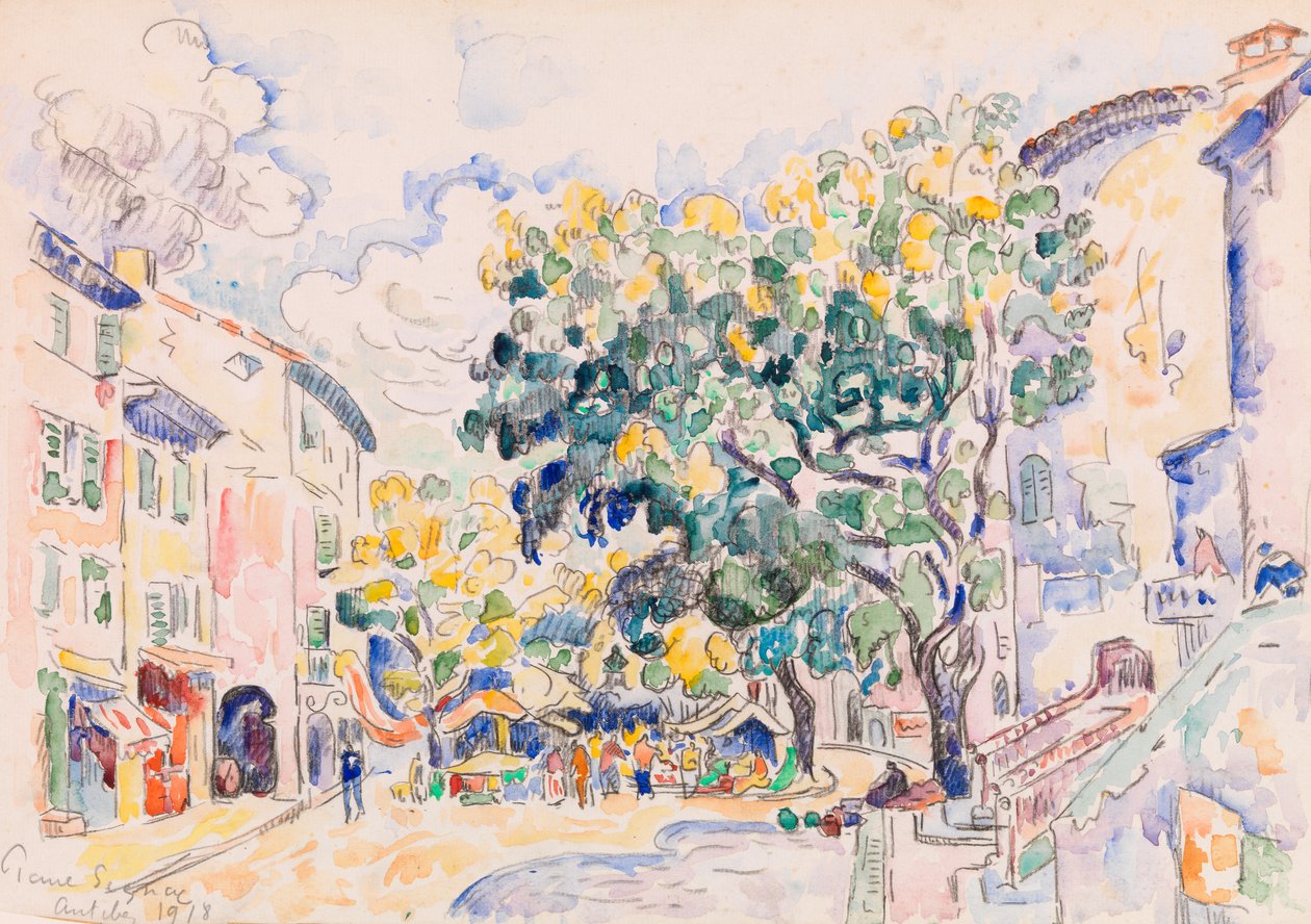 Antibes tekijältä Paul Signac