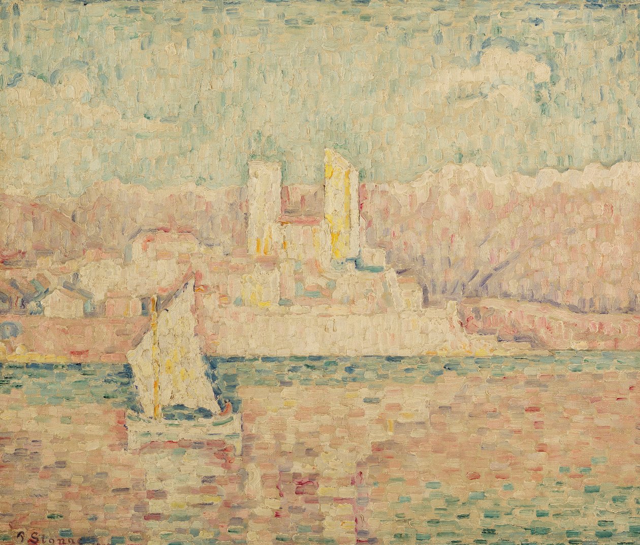 Antibes Morning, 1919 tekijältä Paul Signac