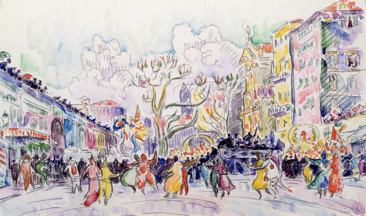 Nizzan karnevaalit tekijältä Paul Signac