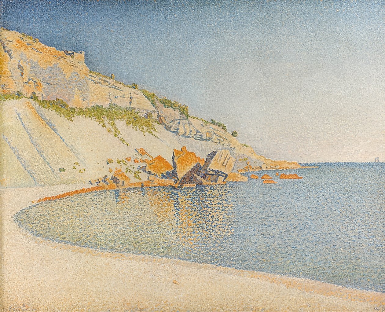 Cassis, Kap Lombard. 1889 tekijältä Paul Signac
