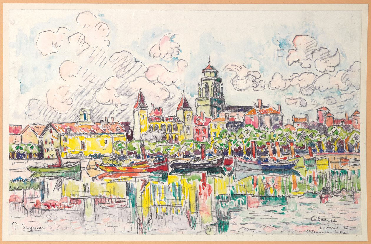 Ciboure, Saint-Jean-de-Luz, 1920 tekijältä Paul Signac