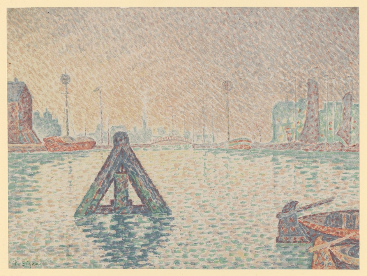 Hollannissa - Merimerkki tekijältä Paul Signac