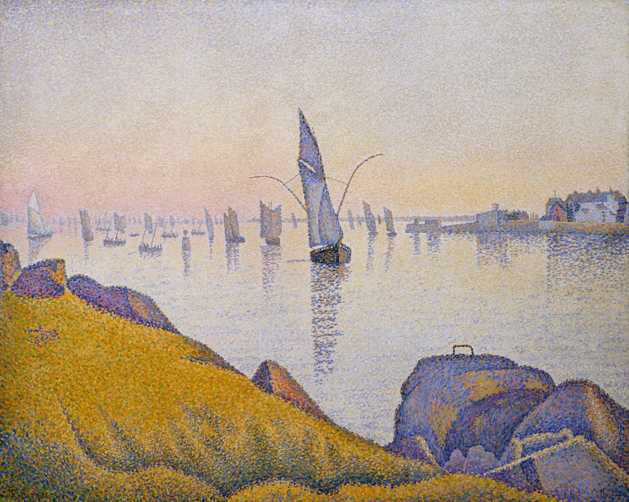 Iltarauha, Concarneau, Opus 220 (Allegro Maestoso) tekijältä Paul Signac