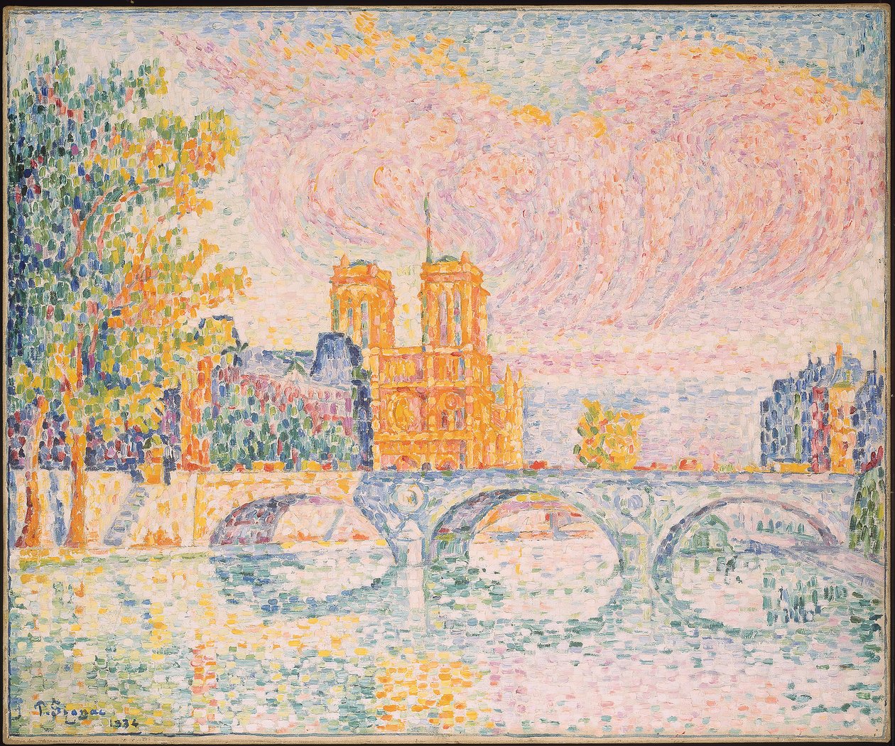 Kaupunki. Pariisi tekijältä Paul Signac