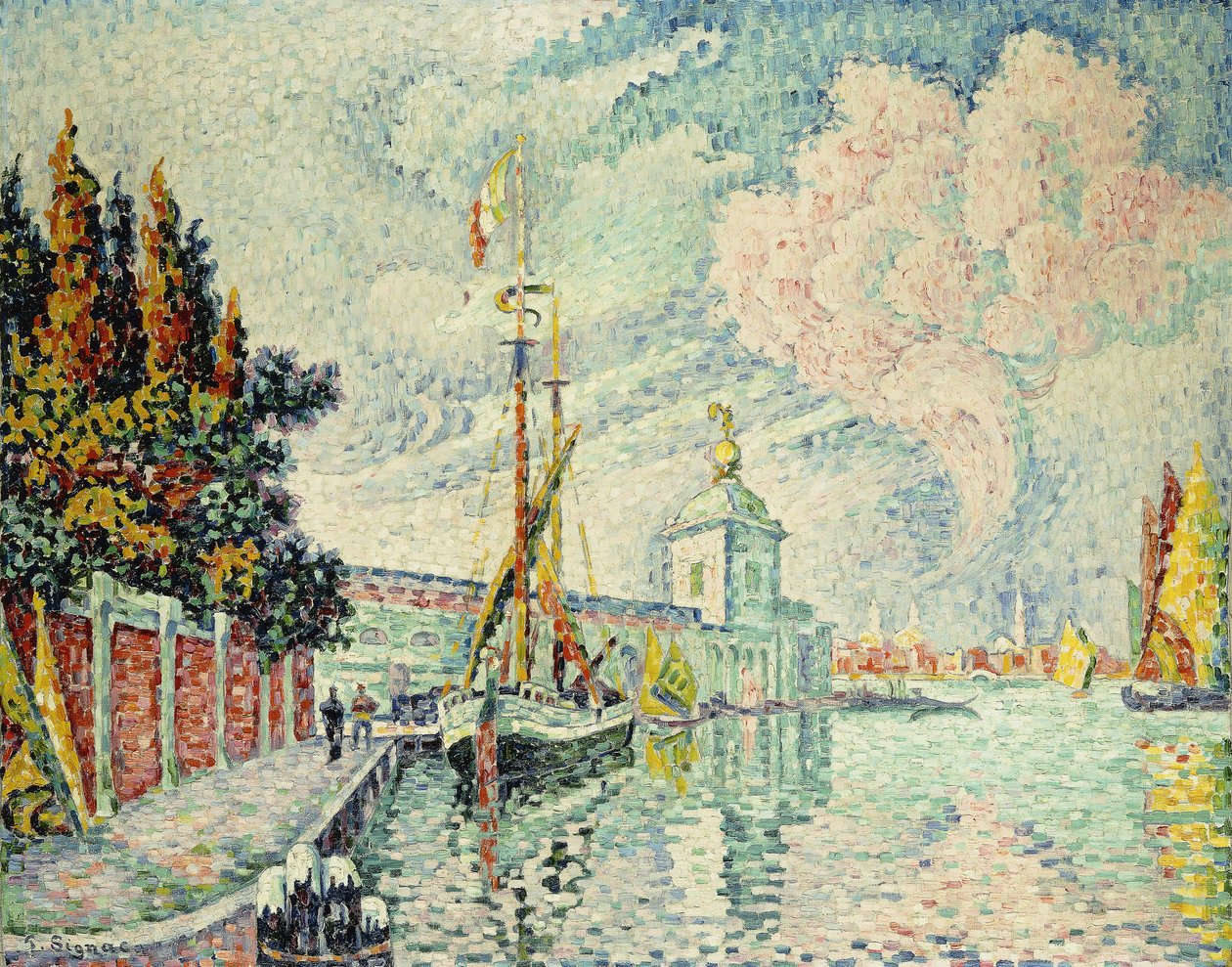 La Dogana, 1909 tekijältä Paul Signac