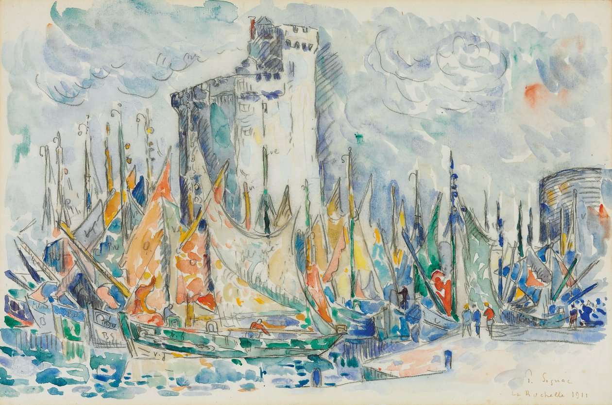 La Rochelle, 1911 tekijältä Paul Signac