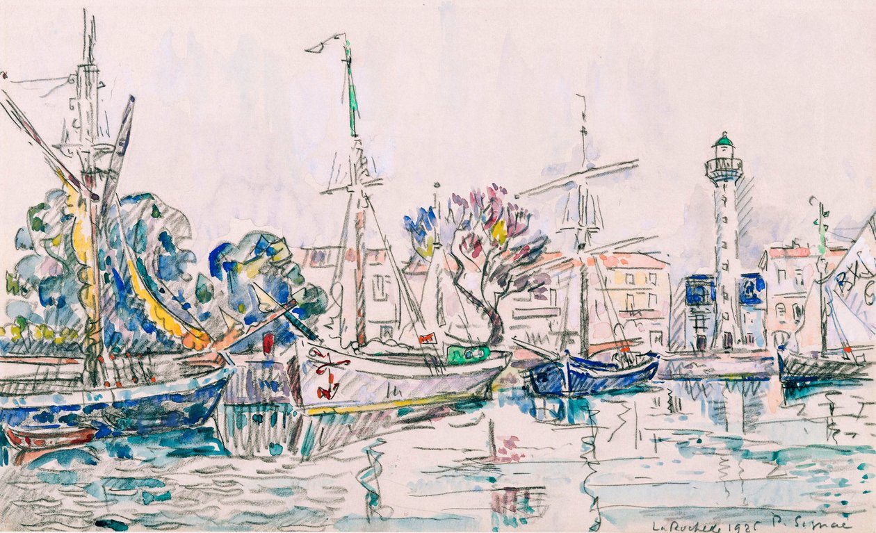 La Rochelle, 1925 tekijältä Paul Signac