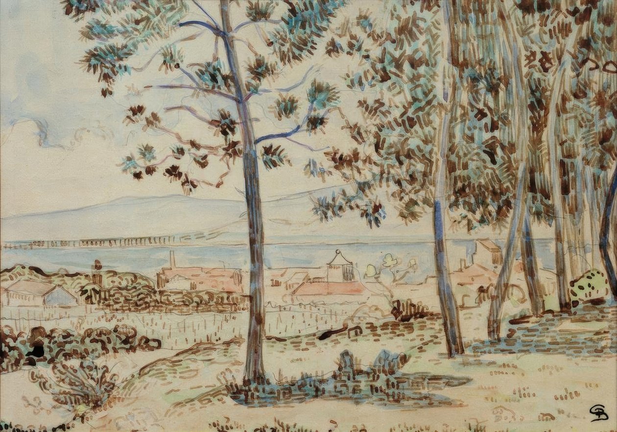 Katedraali Quimperlessä tekijältä Paul Signac
