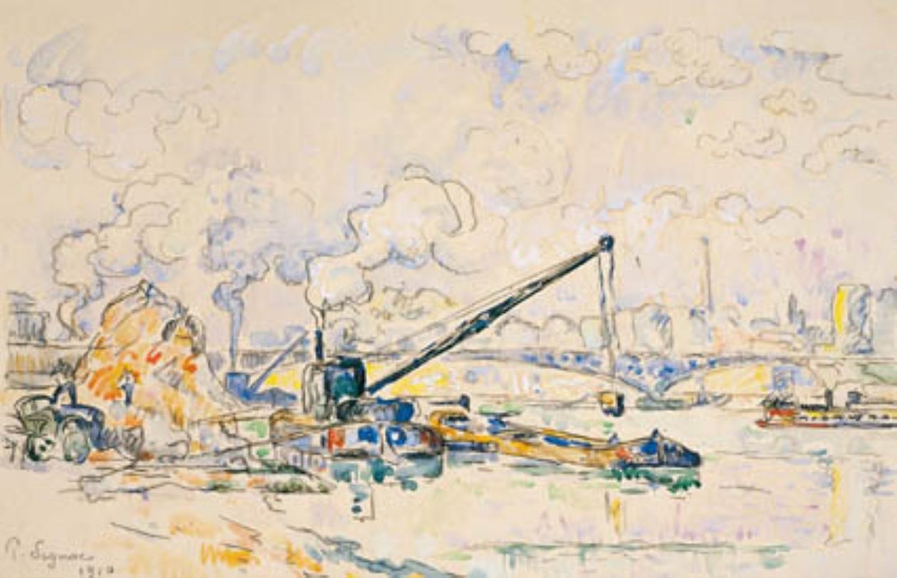 Mirabeau-silta. Sandbunken tekijältä Paul Signac
