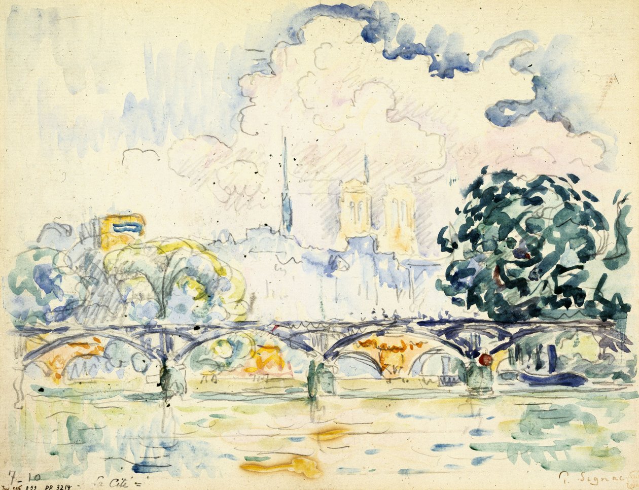 Pont des Arts tekijältä Paul Signac