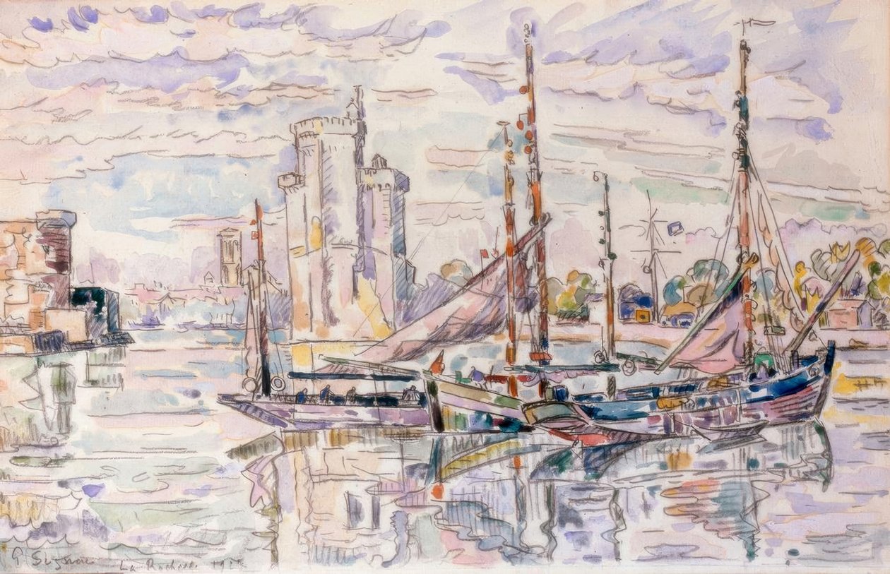 Le Port de la Rochelle tekijältä Paul Signac