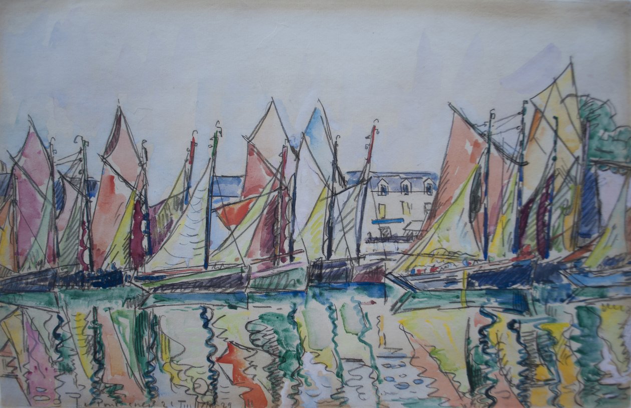 Pouliguen, 1929 tekijältä Paul Signac