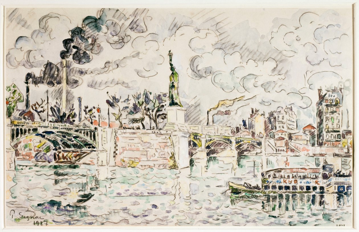 Grenellen silta vuonna 1927. tekijältä Paul Signac