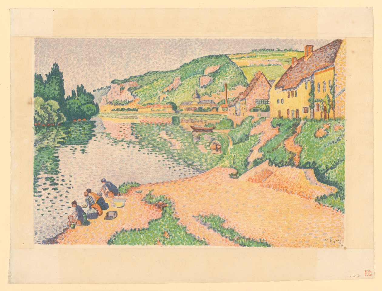 Les Andelys tekijältä Paul Signac