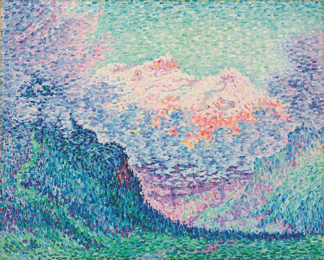 Les Diablerets tekijältä Paul Signac