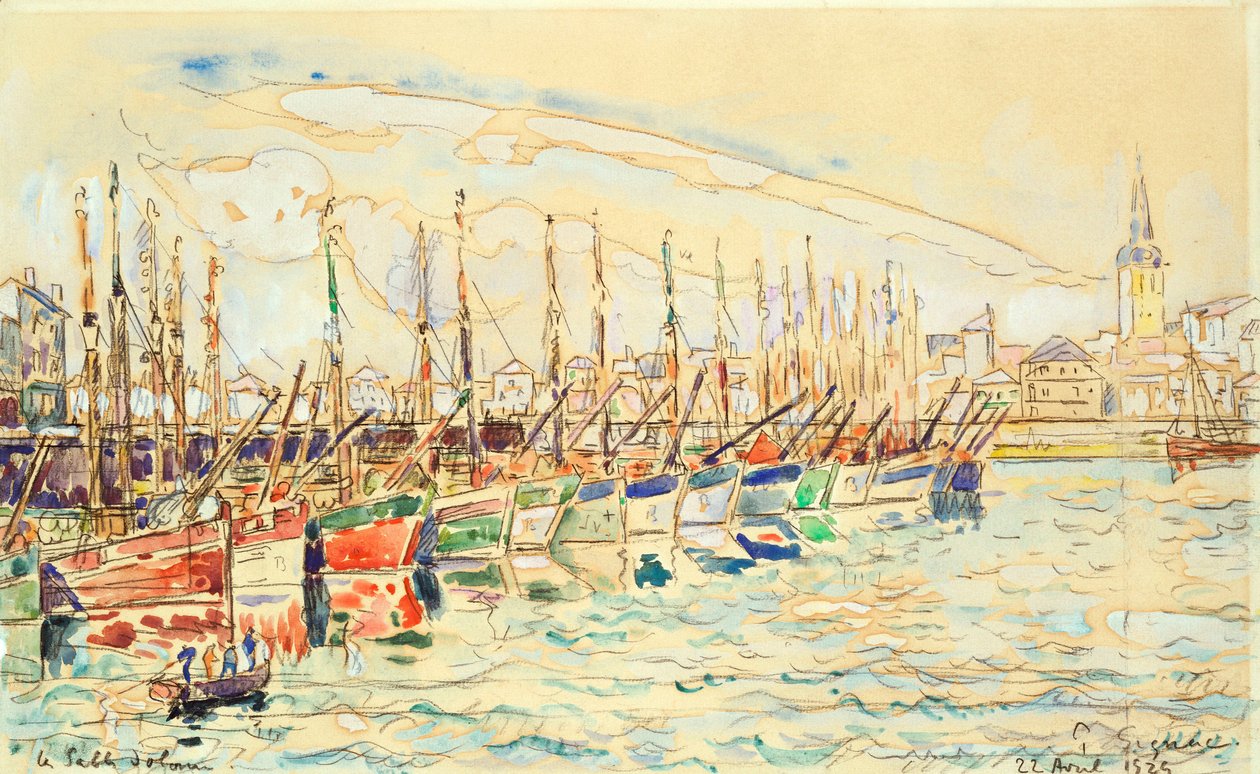 Olonnen hiekka, 1922 tekijältä Paul Signac