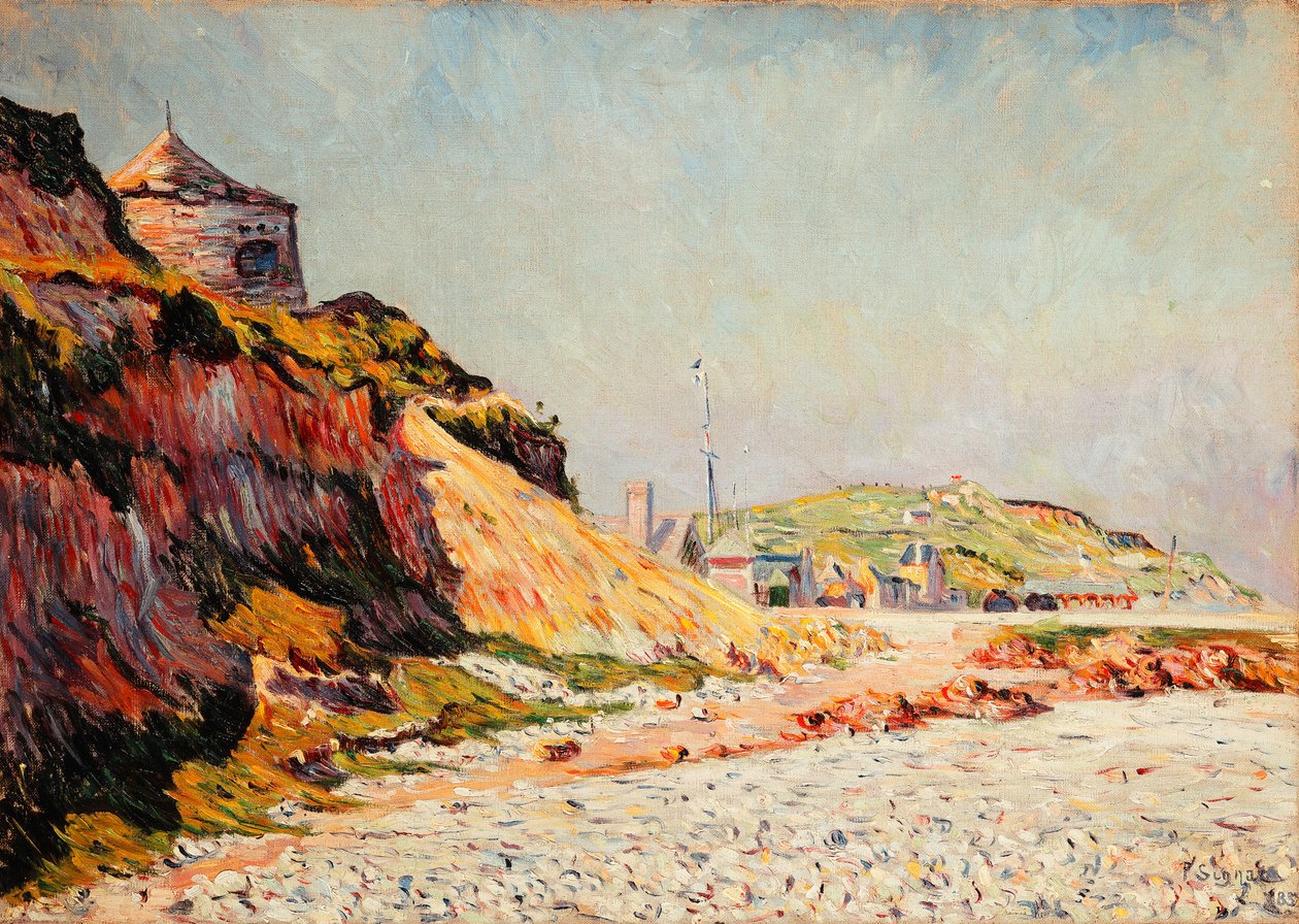 Port-en-Bessin, 14. heinäkuuta; Port-en-Bessin, 14. heinäkuuta 1883 tekijältä Paul Signac