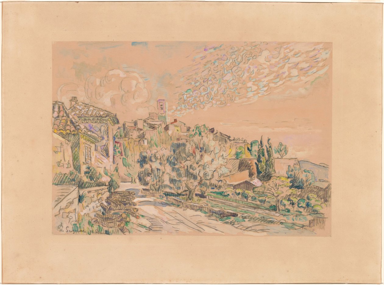 Saint-Paul-de-Vence tekijältä Paul Signac