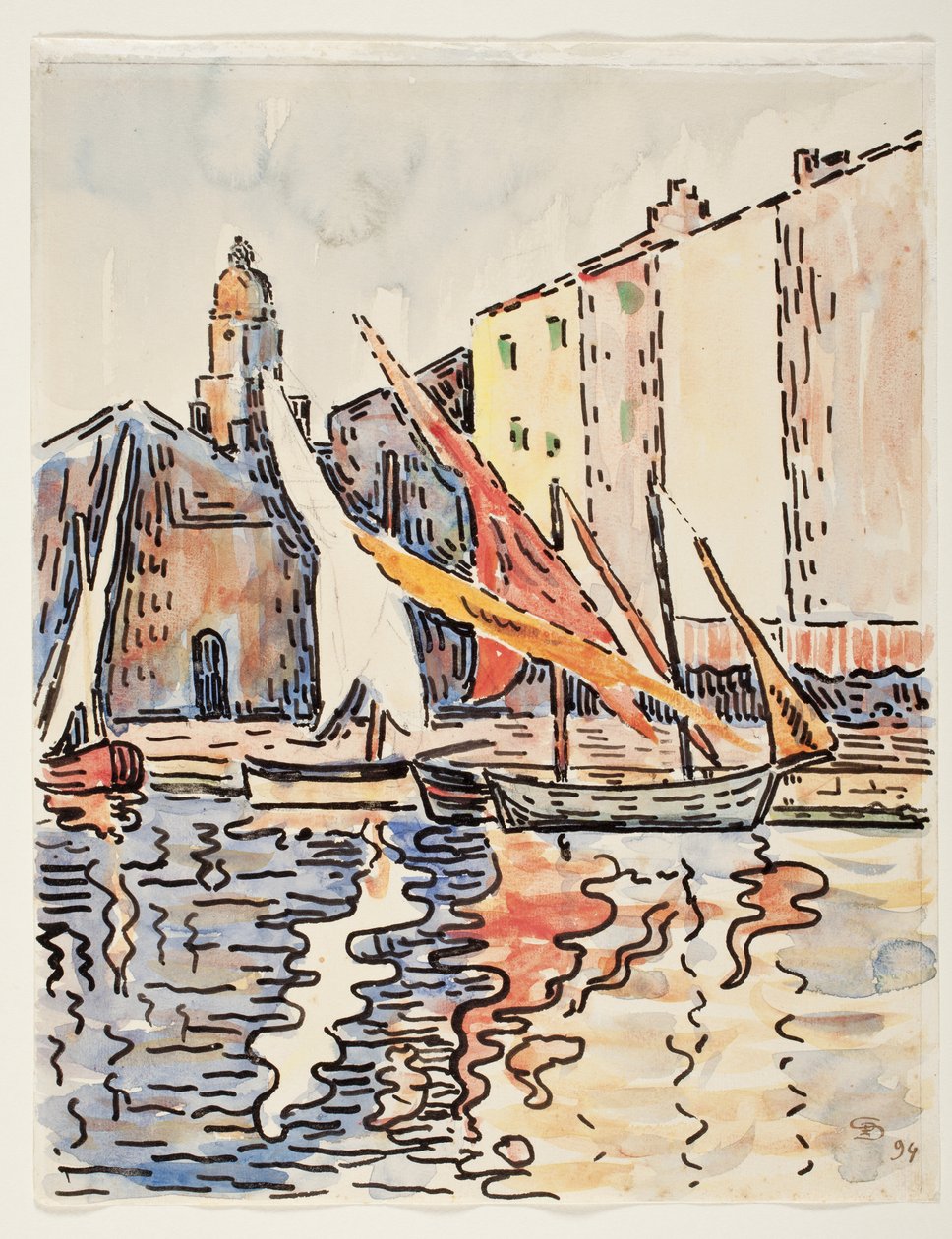 Saint-Tropez: ilta-aurinko tekijältä Paul Signac