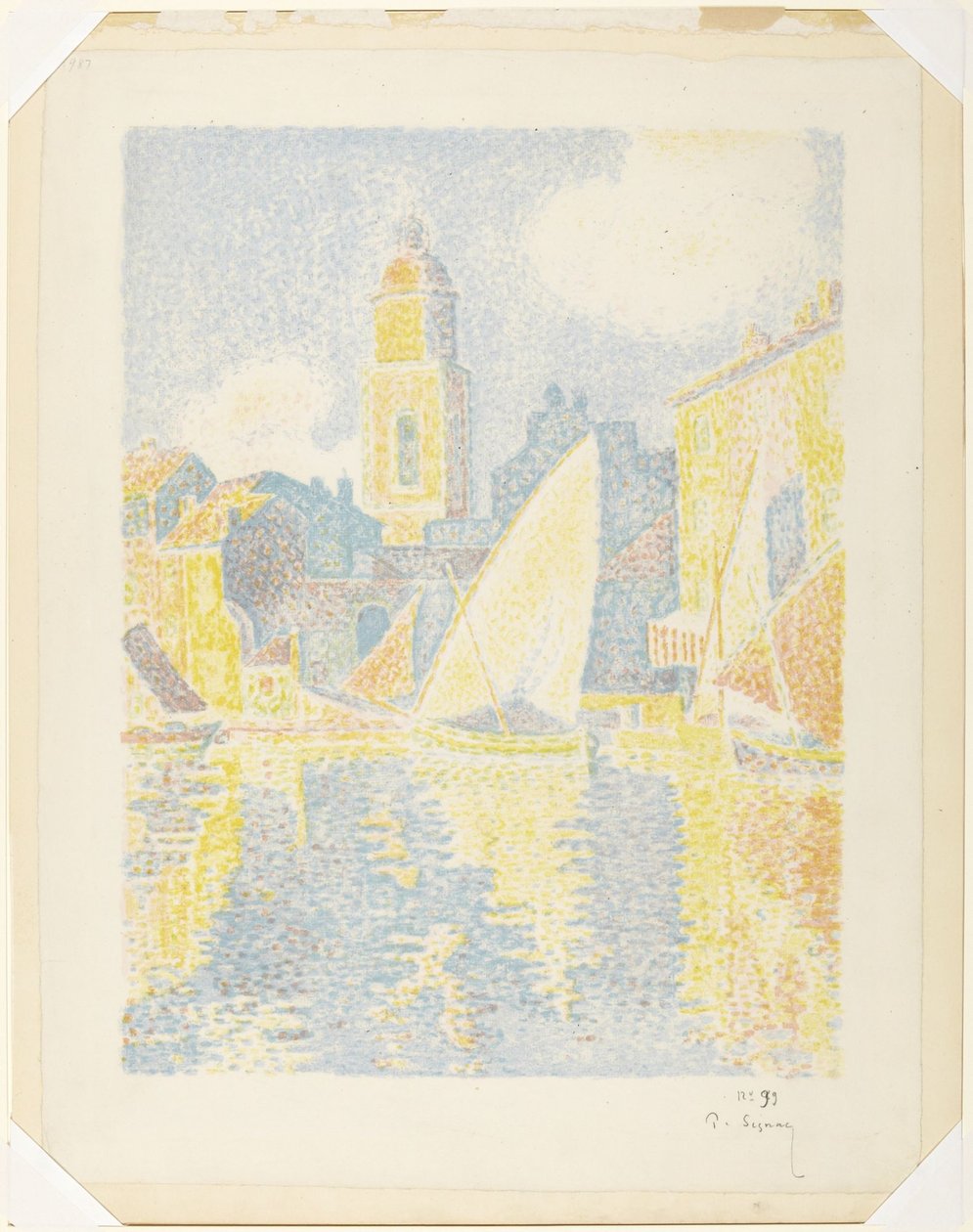 Saint-Tropez, Ranska tekijältä Paul Signac