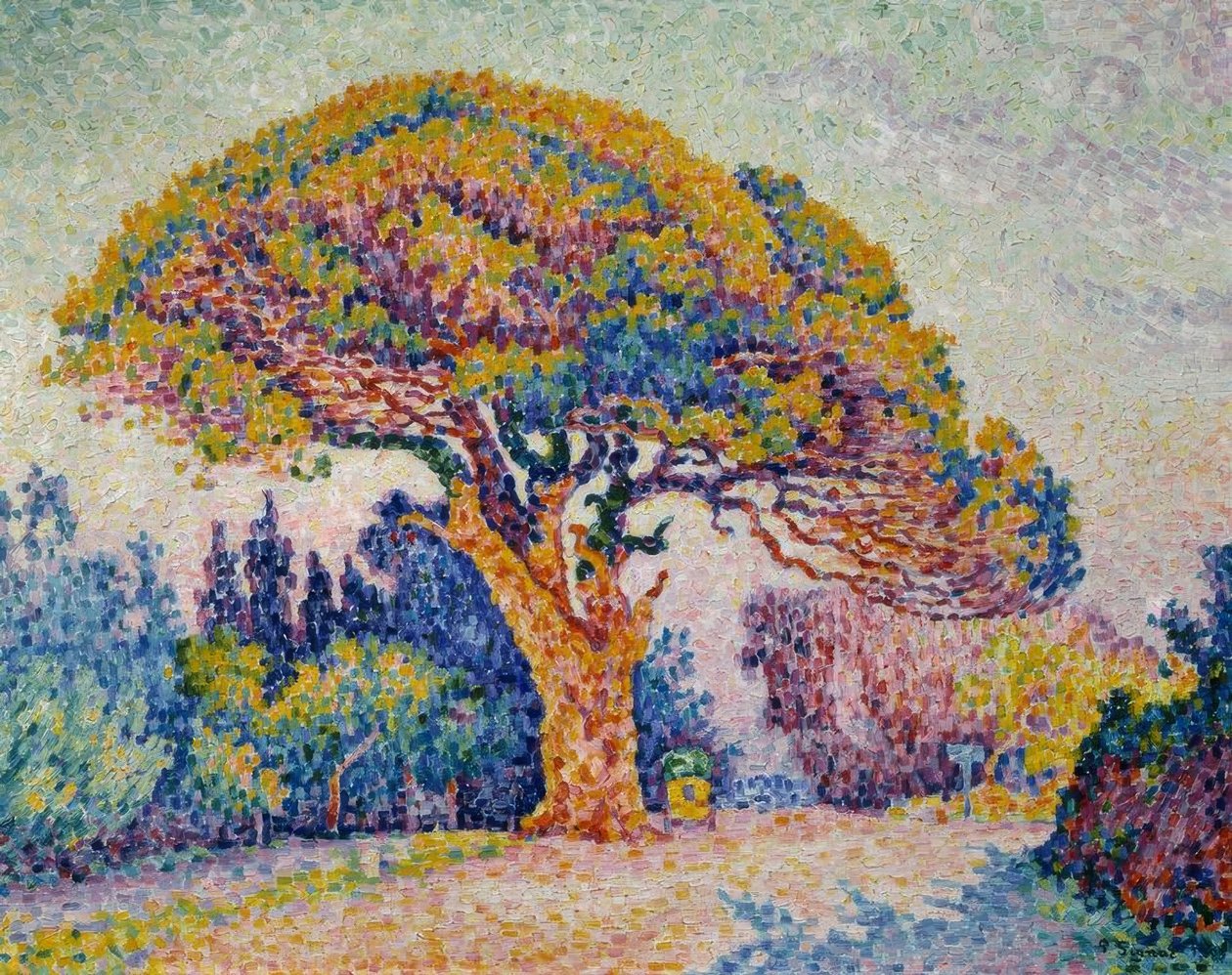 Signac, Pinie von Bertaud tekijältä Paul Signac