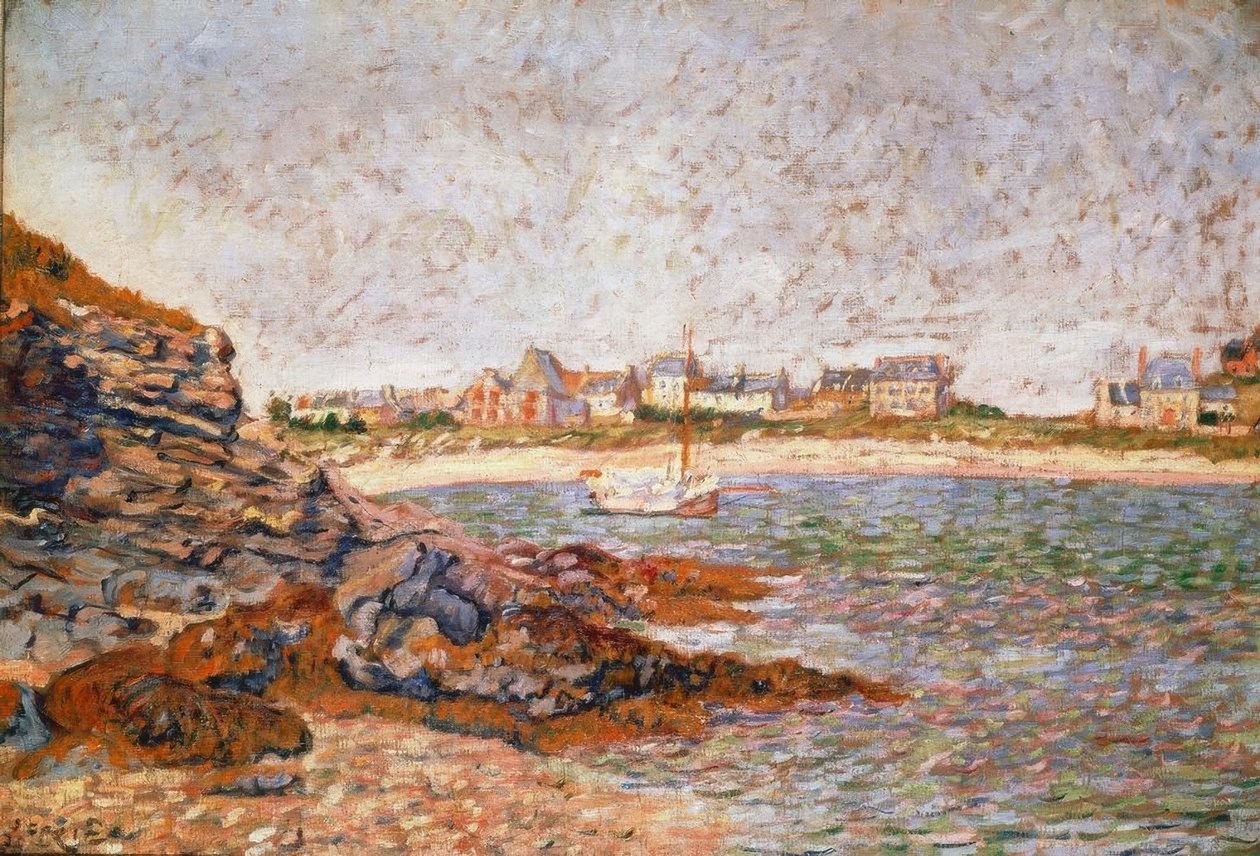 St. Briac, satamanäkymä tekijältä Paul Signac