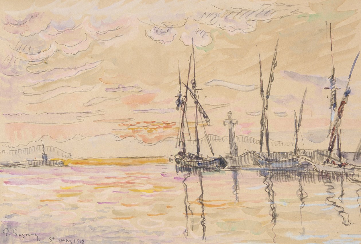 St. Tropez tekijältä Paul Signac
