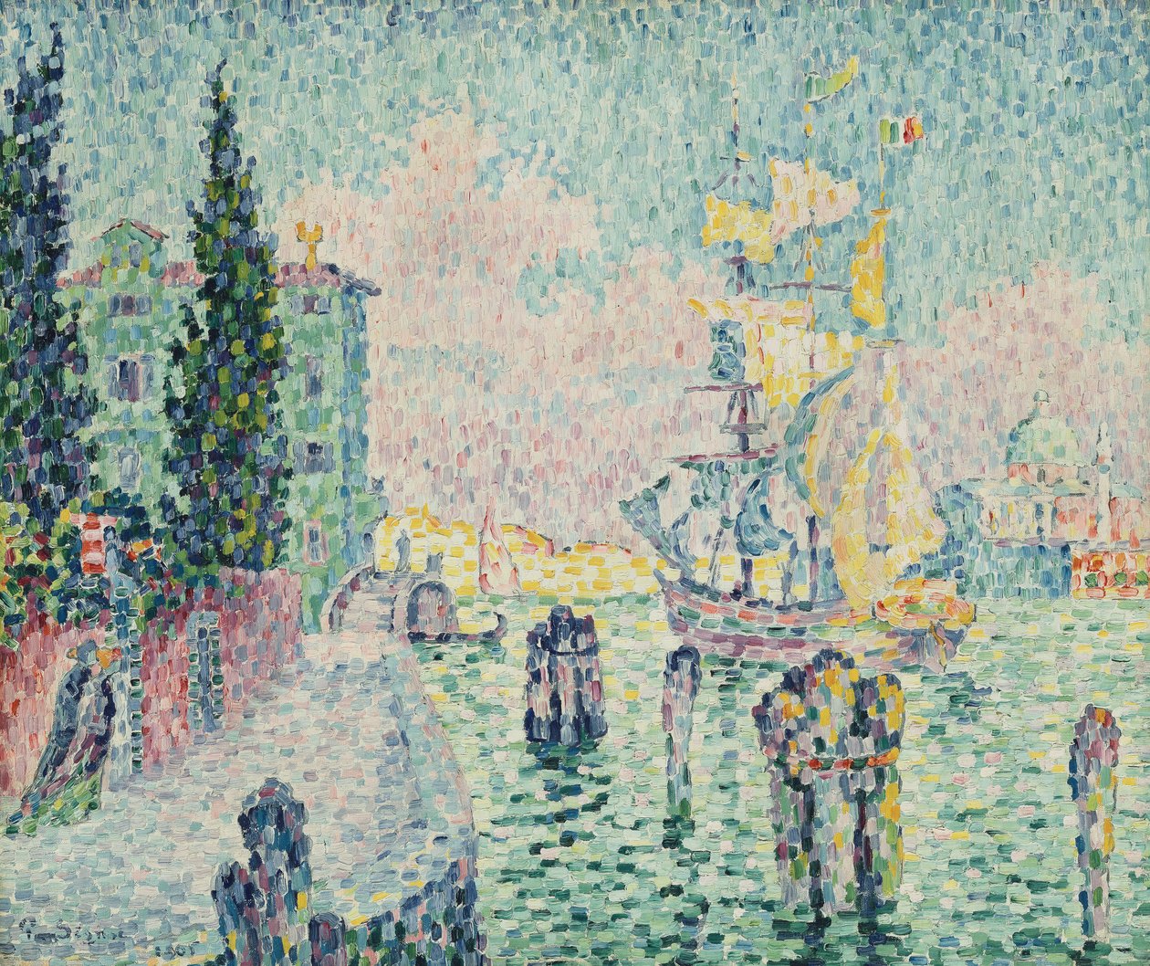 Vihreä talo, Venetsia, 1905 tekijältä Paul Signac