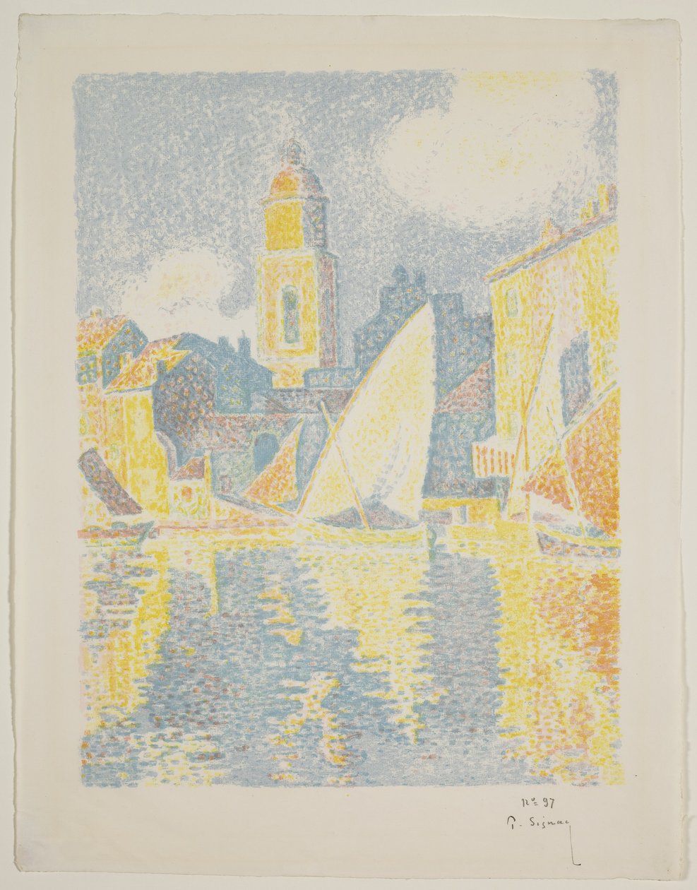 St. Tropezin satama tekijältä Paul Signac
