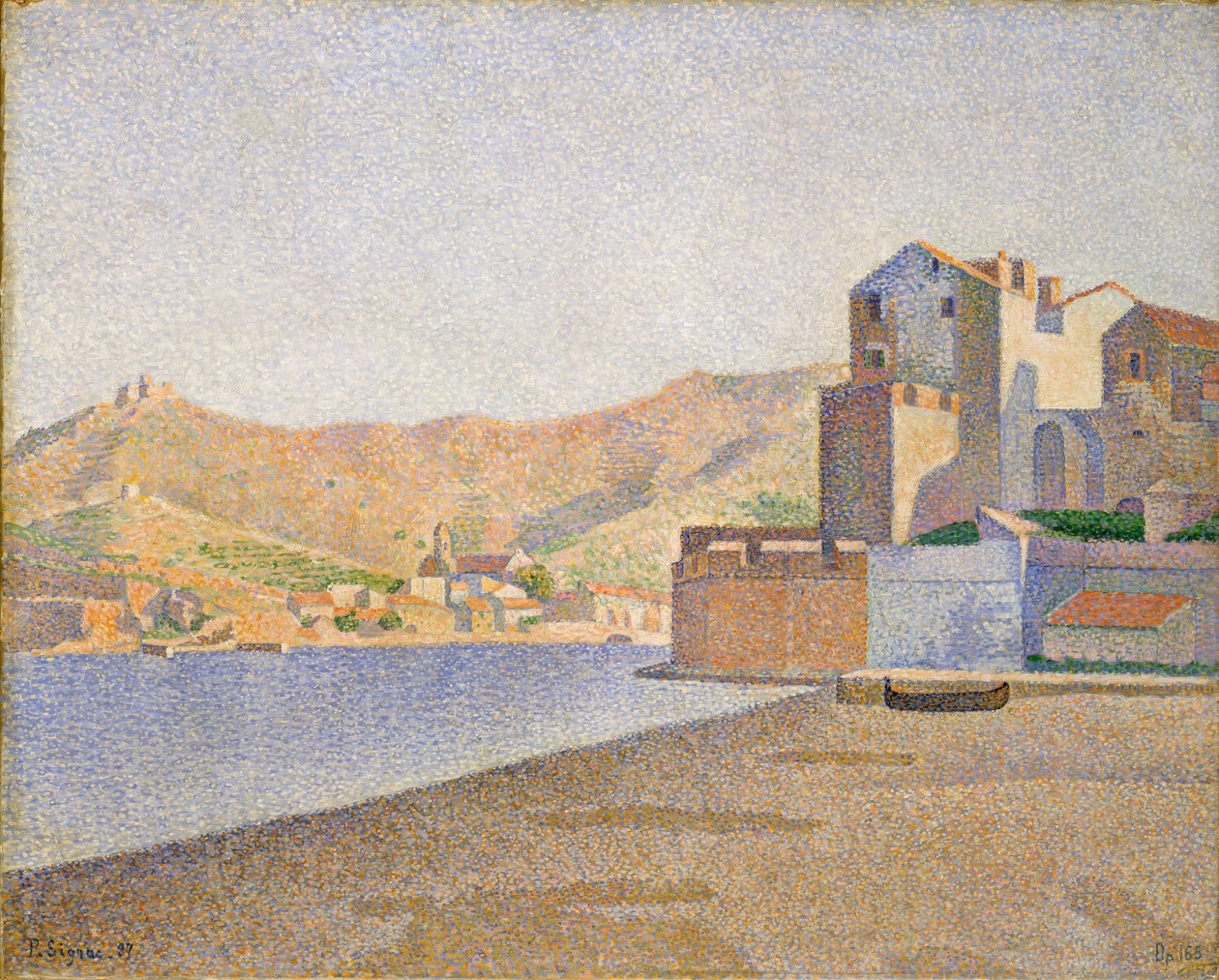 The Town Beach, Collioure, Opus 165 tekijältä Paul Signac