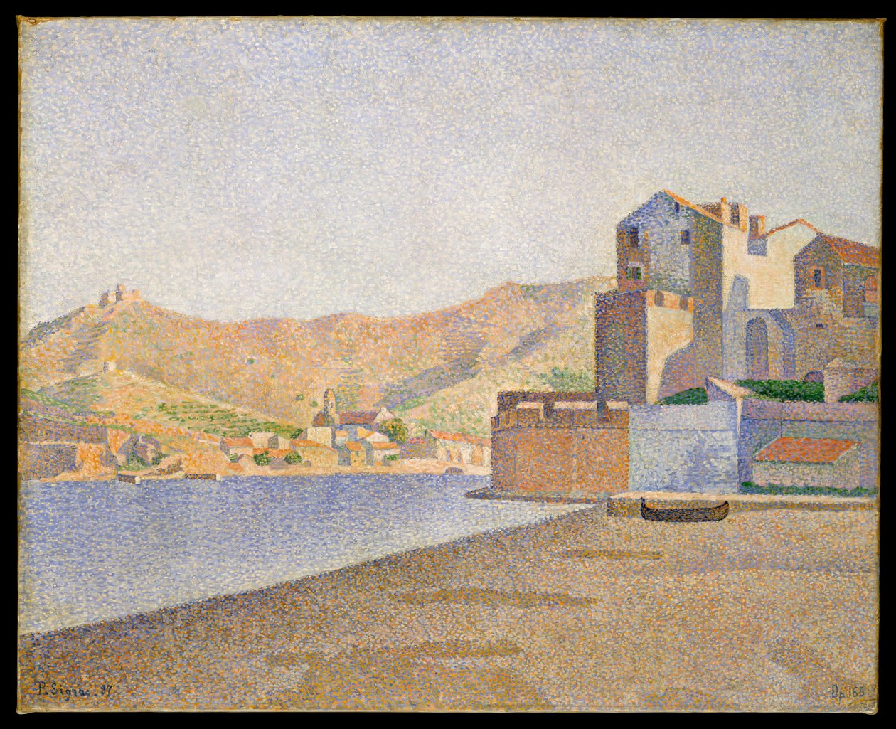 Kaupungin ranta, Collioure, opus 165 tekijältä Paul Signac
