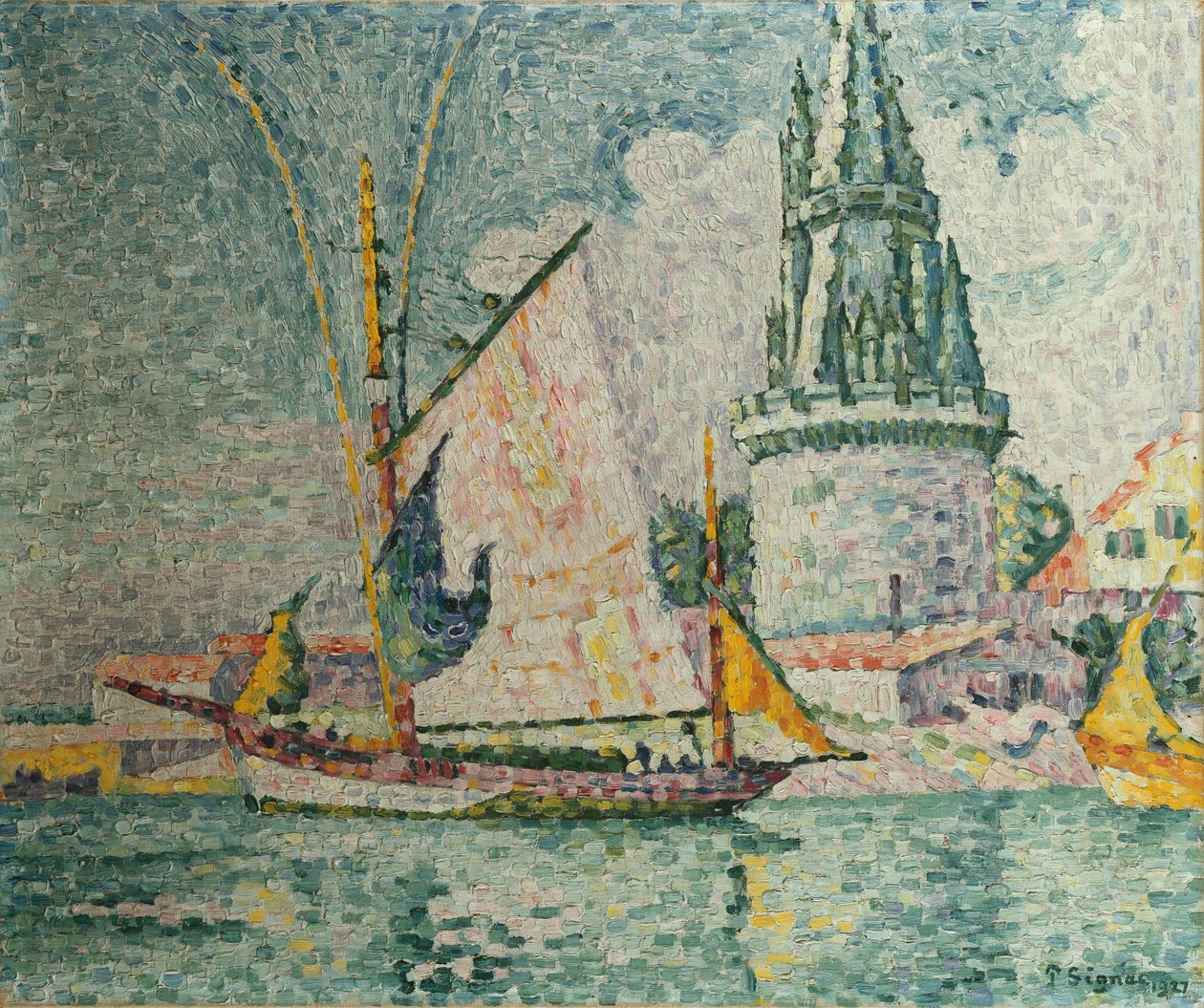 Neljän kersantin matka La Rochellessa, 1927 tekijältä Paul Signac