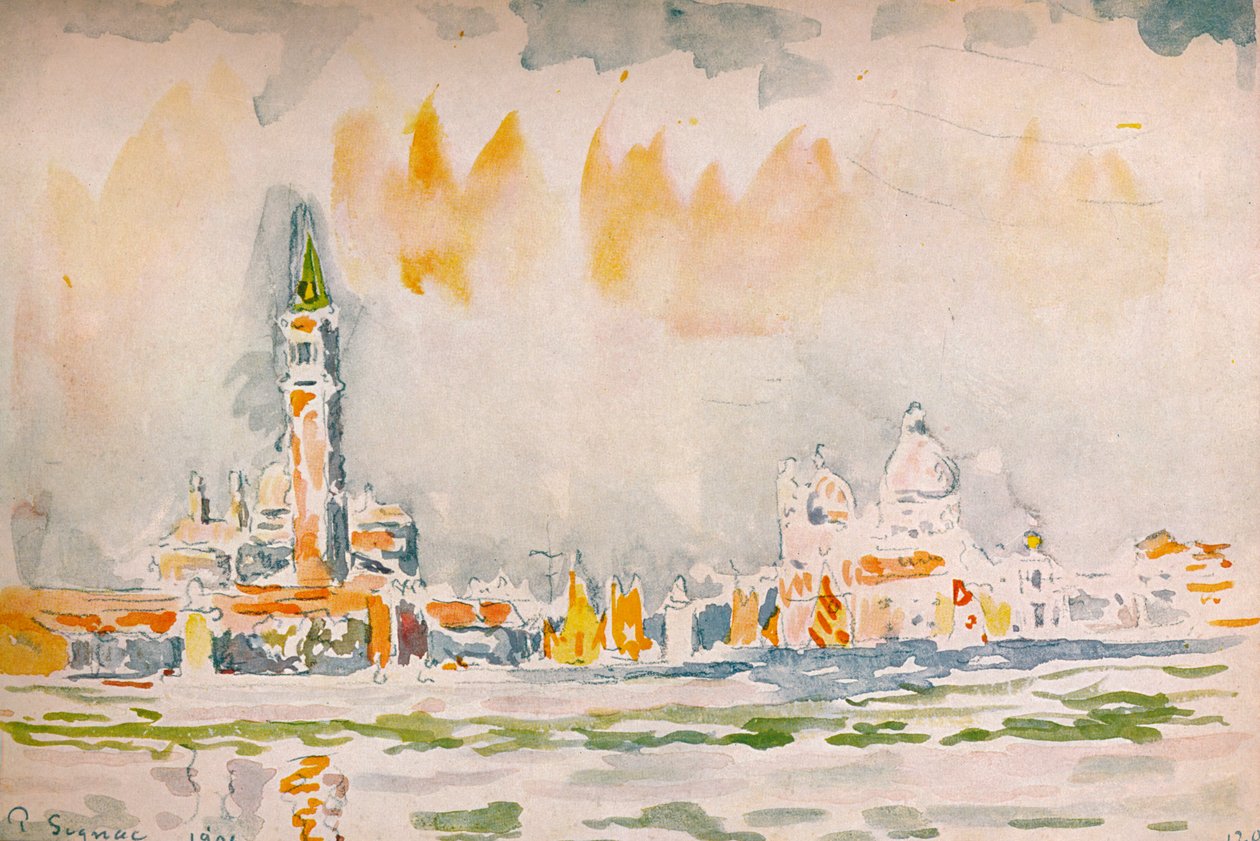 Venetsia, 1906 tekijältä Paul Signac
