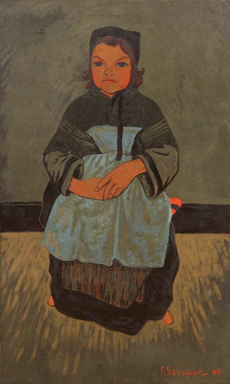 Bretoni tyttö, Marie Francisaille, 1896. tekijältä Paul Sérusier
