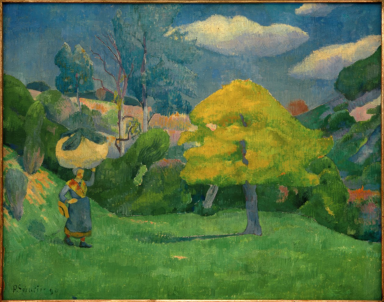 Bretonnen jälkeläinen au lavoir tekijältä Paul Sérusier