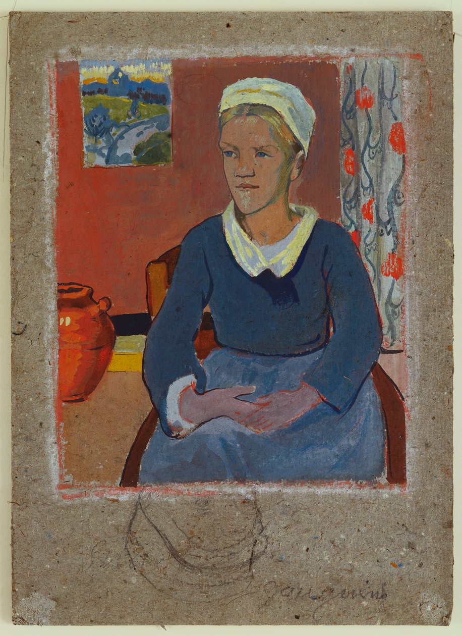 Louise eli Breton palvelija, 1890 tekijältä Paul Sérusier