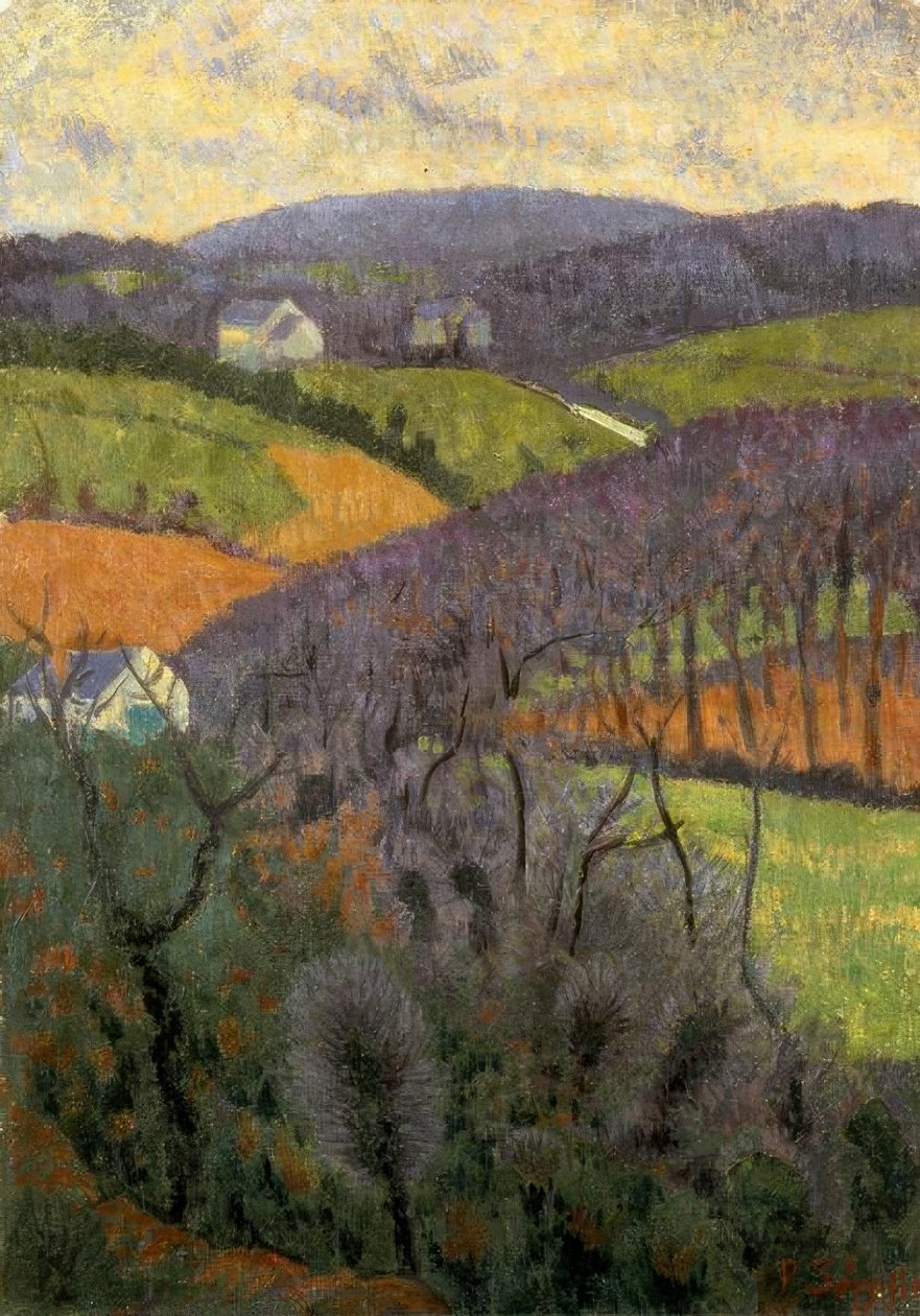 P.Sérusier, La vallée mauve / Gemälde, 1917 tekijältä Paul Sérusier
