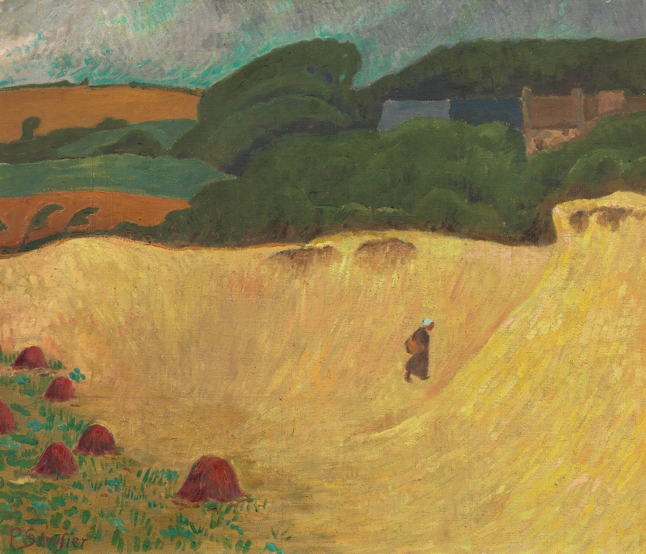 Les Grands Sablesin ranta Le Pouldussa, 1890. tekijältä Paul Sérusier
