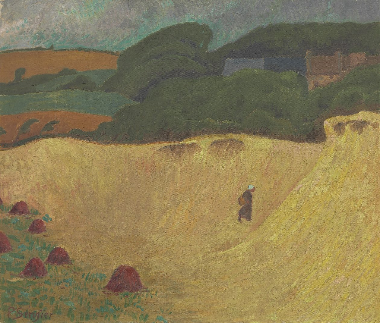 Les Grands Sablesin ranta Le Pouldussa, 1890 tekijältä Paul Sérusier
