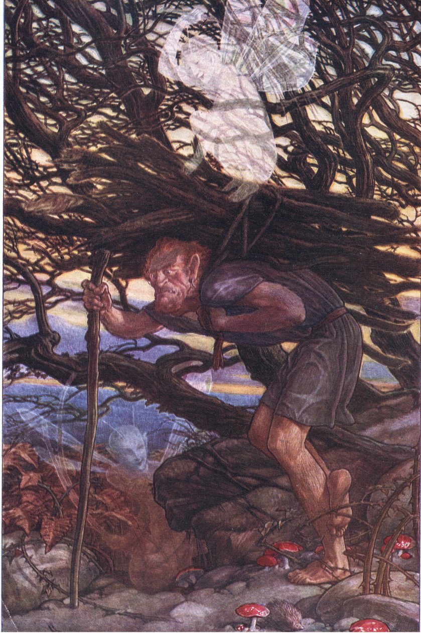 Ja silti minun täytyy kirota, kuva Myrskystä, 1908 tekijältä Paul Vincent Woodroffe