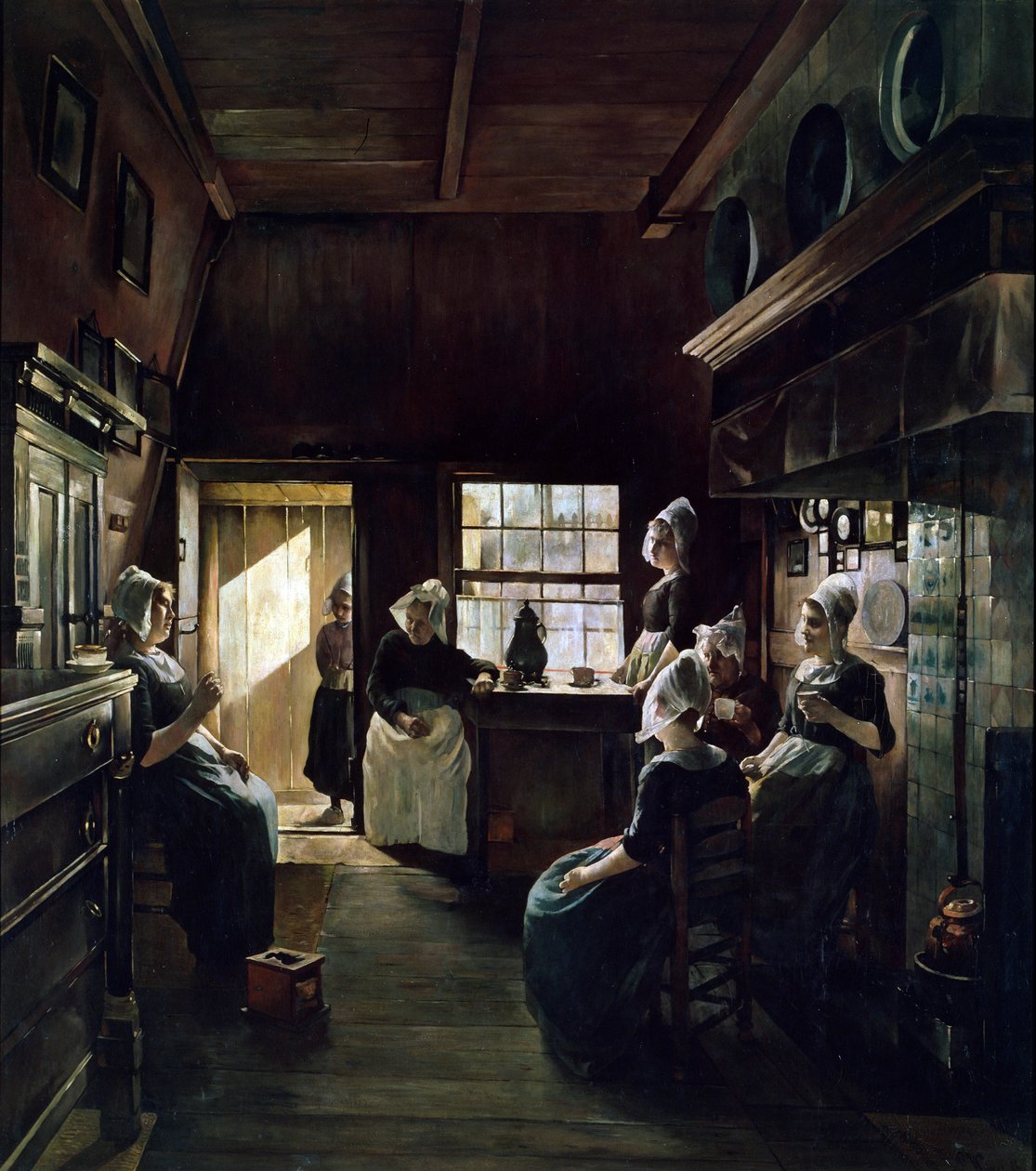 Keskustelu, 1888. tekijältä Paul Weimar