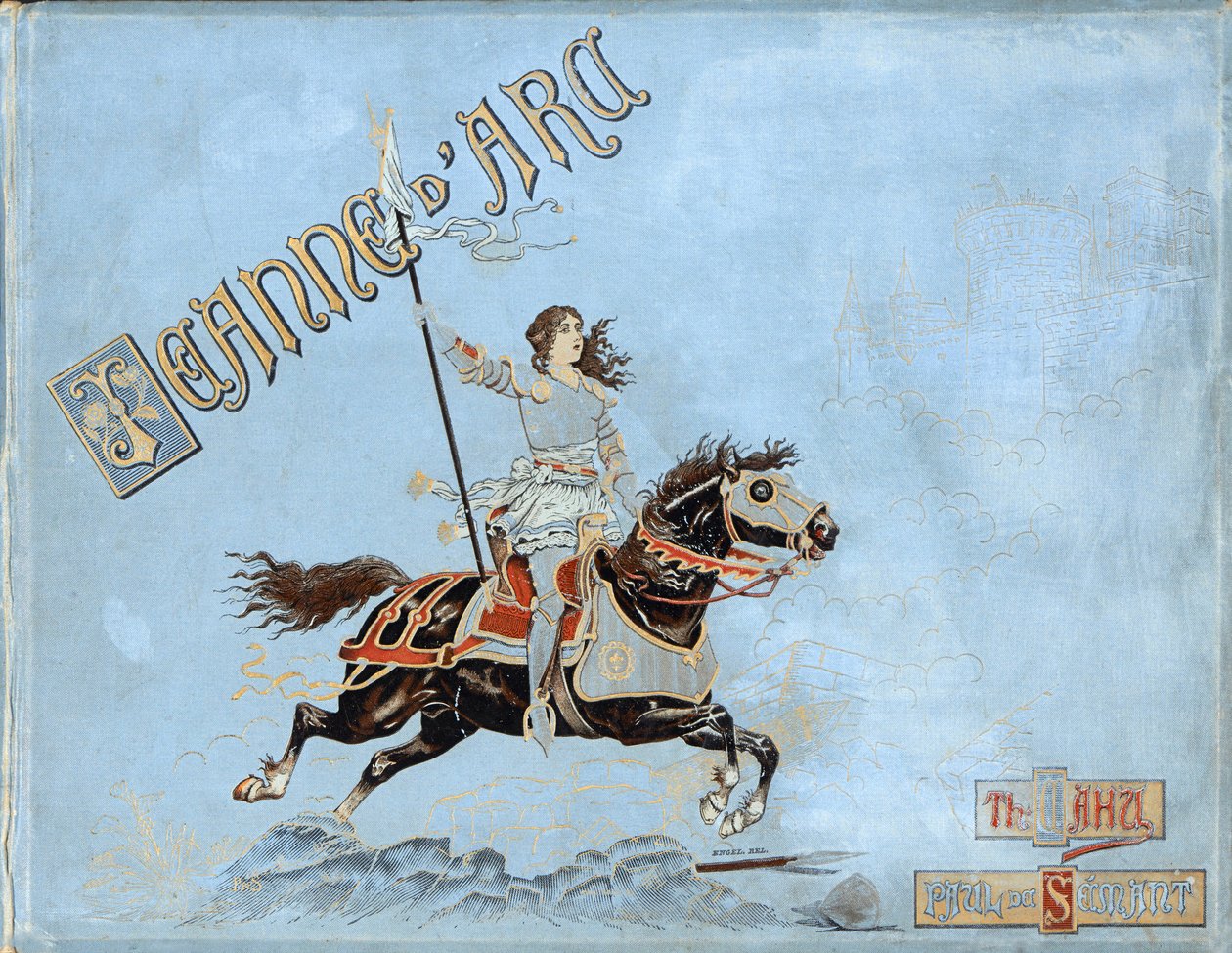 Theodore Cahun ja Paul De Semantin (1855-1915) kuvittaman kirjan "" Jeanne d