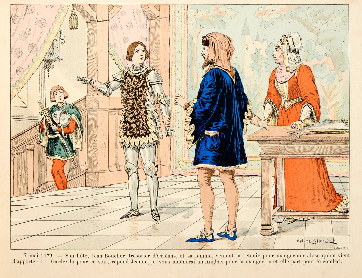 Kuvitus otettu Theodore Cahun kirjasta "" Jeanne d