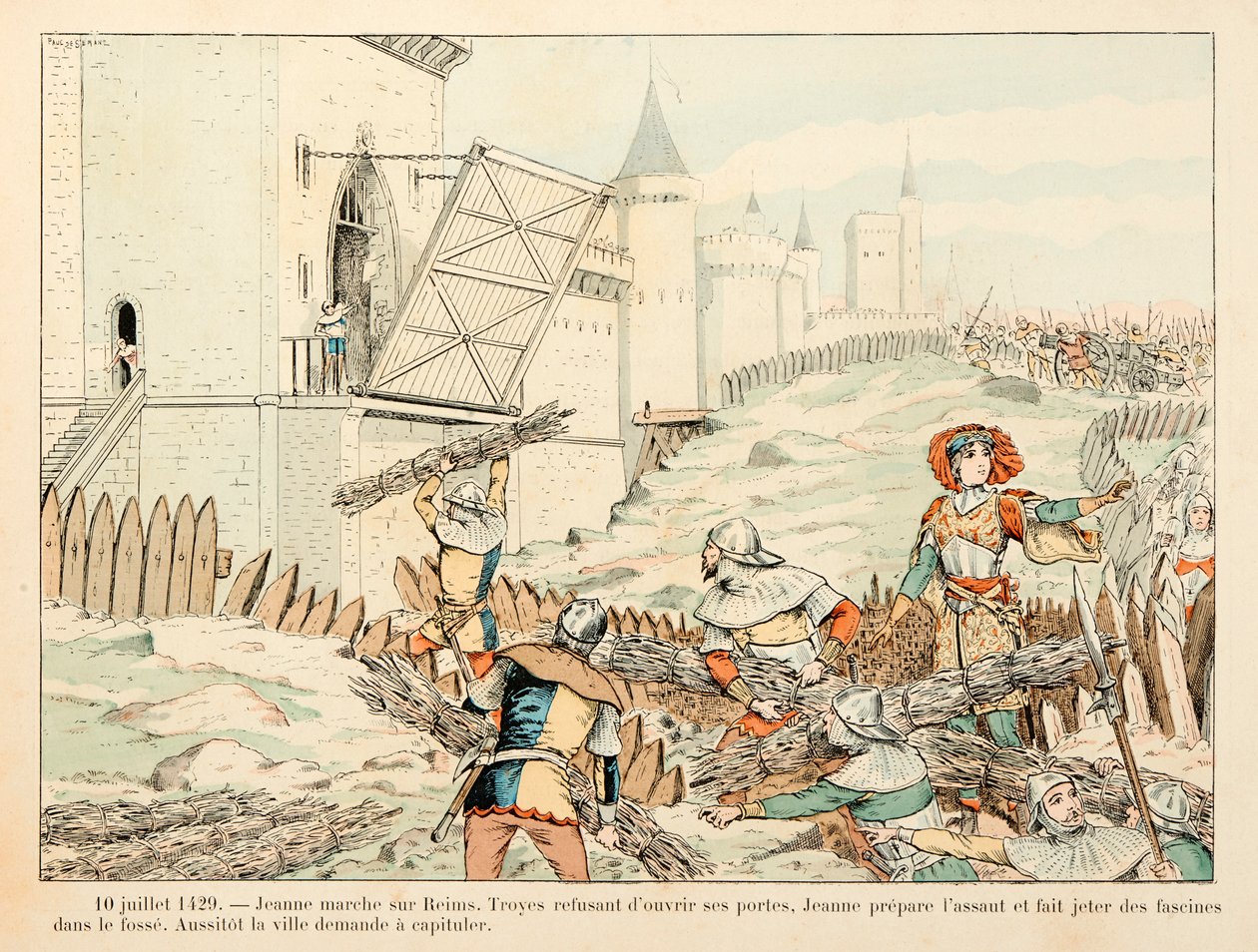 Kuvitus otettu Theodore Cahun kirjasta "" Jeanne d