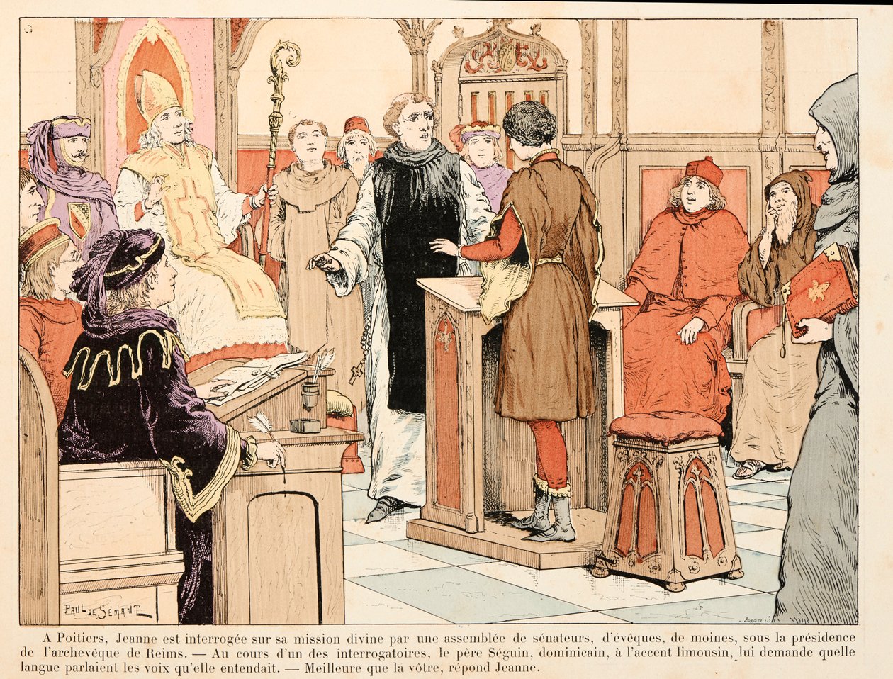 Kuvitus otettu Theodore Cahun kirjasta "" Jeanne d